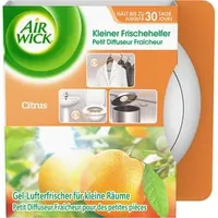 Airwick Raumduft Kleiner Frischehelfer, 30 g, Gel, speziell für kleine Räume, Citrus