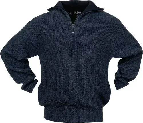 Pullover Größe L schwarz/blau