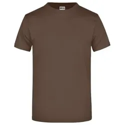 Komfort T-Shirt Rundhals JN002, braun, Größe 3XL - braun - 3XL