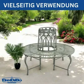 DanDiBo Ambiente Baumbank Ø 120 cm Grau