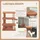 PawHut Katzentreppe 3-stufige Hundetreppe Braun 45 x 40 x 48 cm