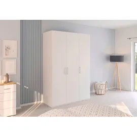 Rauch Drehtürenschrank Evelyn 151 x 223 x 60 cm Weiß