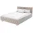 mit Matratze 140 x 200 cm beige