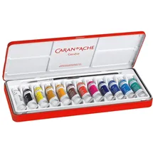 Caran d'Ache Gouache Farbtuben Set 12 St. mehrfarbig 10 ml