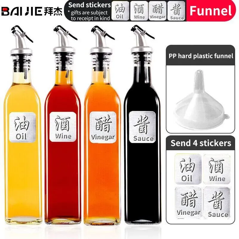 BJ Satz von 4 Öldosierflaschen à 500 ml