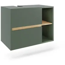 Vicco Waschbeckenunterschrank Viola 2 Schubladen 80 x 60 x 46 cm Grün/Artisan