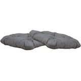 Chicreat Set mit 2 Sitzkissen 50 x 50 cm Hellgrau