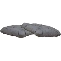 Chicreat Set mit 2 Sitzkissen 50 x 50 cm Hellgrau