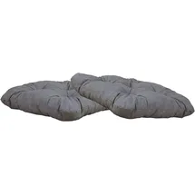 Chicreat Set mit 2 Sitzkissen 50 x 50 cm Hellgrau