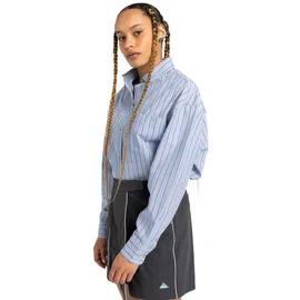 Element Langarmshirt "Napkins", Damen, Gr. M, blau (stripe blau, pomegranate), Obermaterial: 100% Baumwolle., Shirts Langarmshirt