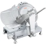 GastroHero Aufschnittmaschine ASM300 | Messer 300mm | Aluminium | einstellbare Schnittstärke 0,2-15mm | Wurstschneidemaschine | elektrische Schneidemaschine für Gastronomie | universell einsetzbar