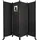 VOUNOT Vounot® Paravent Raumteiler 4 Teilig Freistehend Stoff Trennwand 228 x 30 x 164 cm Anthrazit