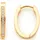 LEONARDO Creolen Ronia Beauty's Gelbgold 375  mit Zirkonia  Edelstahl
