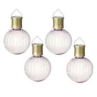MARELIDA LED Solar Glühbirnen Kugelleuchte für Garten Terrasse Balkon