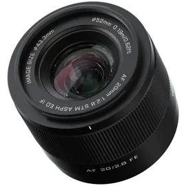 Viltrox 20 mm F2,8, F STM, Sony E-Mount