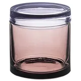 REMEMBER Glasdose S rot/lila - 1 L - Lebensmittelecht, Handarbeit