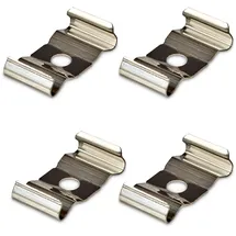 SO-Tech LED-Profil Montageklammern grau Stahl