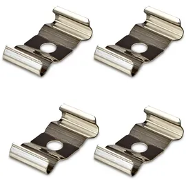 SO-Tech LED-Profil Montageklammern grau Stahl