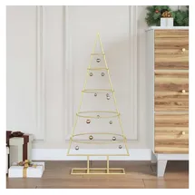 vidaXL Metall Weihnachtsbaum Gold 90 cm