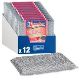 Spontex Brillant Reinigungspad, kratzfrei 19321019 , 1 Karton = 12 Packungen