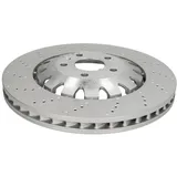 shw performance Bremsscheibe Vorderachse gelocht/genoppt, beschichtet, hochgekohlt