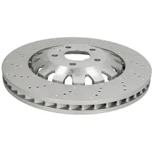 shw performance Bremsscheibe Vorderachse gelocht/genoppt, beschichtet, hochgekohlt