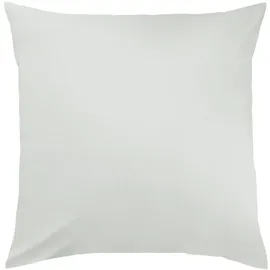 Traumschlaf Kissenbezug Basic Single Jersey 80 x 80 cm Grau/Silber