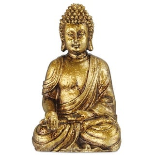 Relaxdays Buddha Figur Garten 30 cm