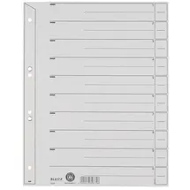 Leitz Trennblätter 1654 DIN A4 grau, 200 g/qm, 100 St. mit Prämie nach Registrierung