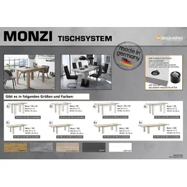 Mäusbacher Esstisch Auszugstisch ausziehbar auf 136 cm