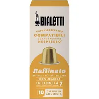 Nespresso-kompatible Aluminium Raffinato 10 Kapseln - Bialetti
