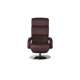 Hukla Relaxsessel Florian Leder 73 x 115 x 91 cm Rot elektrisch