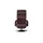 Hukla Relaxsessel Florian Leder 73 x 115 x 91 cm Rot elektrisch
