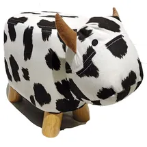 Müller & Herber Kinderhocker Tierhocker onesize Holz braun weiß