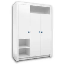 Begabino Kinderträume Kleiderschrank Paula 3-türig weiß