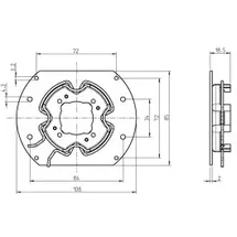 Rademacher 94401506 Click-Antrbsl.f.Kömmerling/Rheau/Thyssen 4015K-06 Deltadore