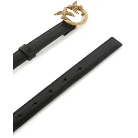 PINKO Gürtel Love Berry H2 Belt W90 Black - Antique Gold