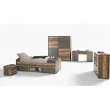 Forte Jugendzimmer WINNIE 5-tlg. Komplettset | Old Wood Vintage