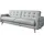 exxpo - sofa fashion 3-Sitzer EXXPO - SOFA FASHION "Nappa, Schlafsofa, bequem, zeitloses Design, L-Form", grau (hellgrau), B:222cm H:87cm T:78cm, Struktur ( 100% Polyester), Sofas, tolle Detailverarbeitung, mit Bettfunktion und Bettkasten