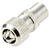 TRU Components TC-10101528 Koax-Stecker Metall Anschlüsse: Koax-Stecker IEC Kabel-Durchmesser: