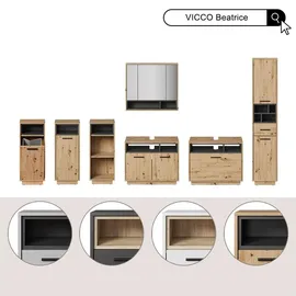 Vicco Beatrice 2-tlg. Weiß/Sonoma