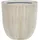 Beliani Chios Ø 31 x 33 cm Beige/Weiß