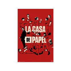 Poster Money Heist - All Characters