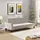 dorel home Schlafsofa DOREL HOME "Tyne", beige (taupe), B:222cm H:82cm T:83cm, 100% Polyester, Sofas, Schlafsofa