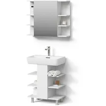 livinity® Fucino 2-tlg. Weiß
