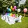Relaxdays Pinata 38 x 35 x 12 cm Regenbogen