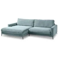 Sormani Ecksofa Florenz Cord Light Blue