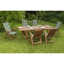 Merxx Gartenmöbel Set 6-tlg Comodoro Holz