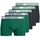 JACK & JONES JACNOLAN SOLID TRUNKS rain forest / sky captain M 5er Pack