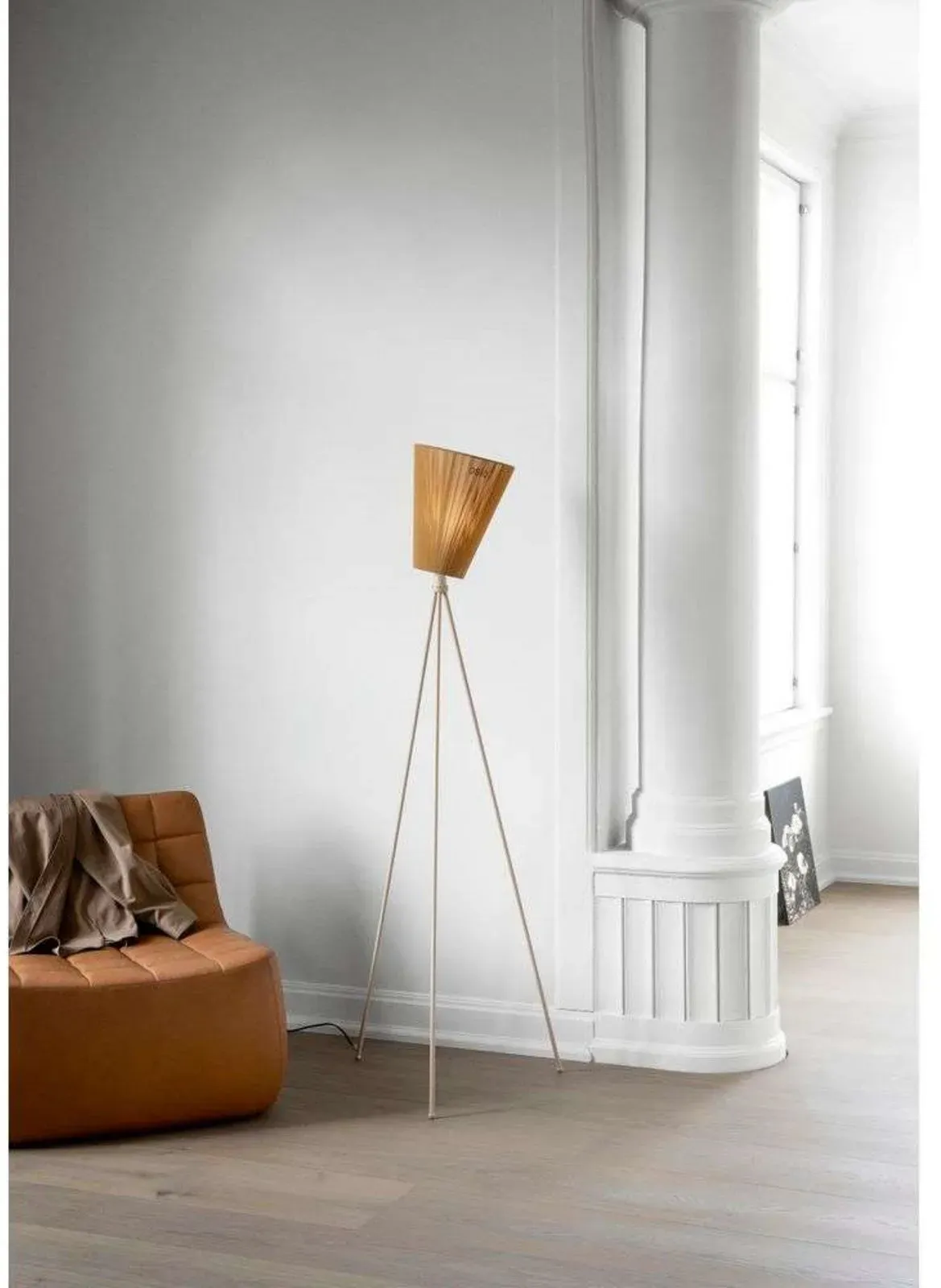 Stehleuchte Northern, Blau, für Wohnzimmer, Metall - 60 - 165